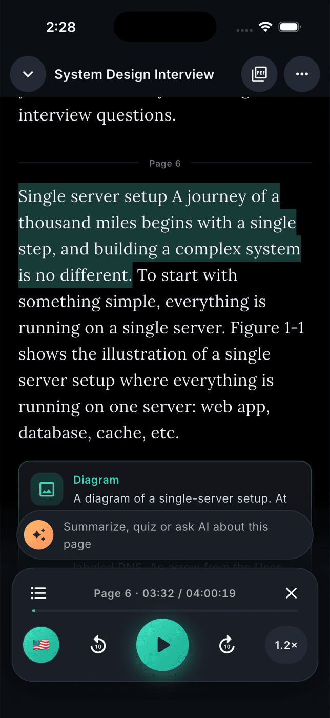 Reader with word-level highlighting and the player